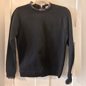 J. Crew Black Crewneck Sweater